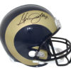 Steven Jackson Autographed/Signed St Louis Rams Replica Helmet BAS 25543
