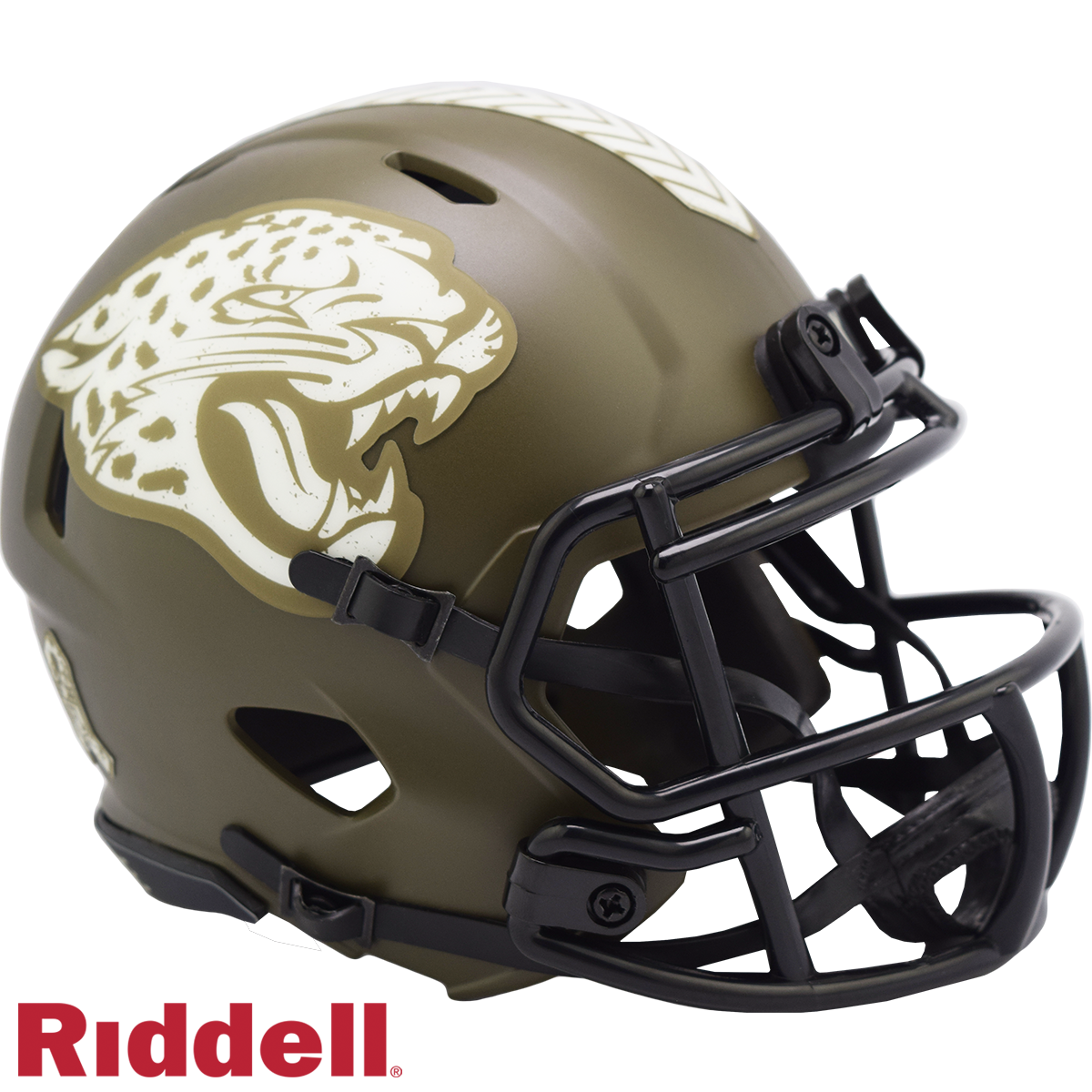 Jacksonville Jaguars Riddell New In Box 2022 Salute to Service Mini Helmet 35161 1 Jacksonville Jaguars Riddell New In Box 2022 Salute to Service Mini Helmet 35161