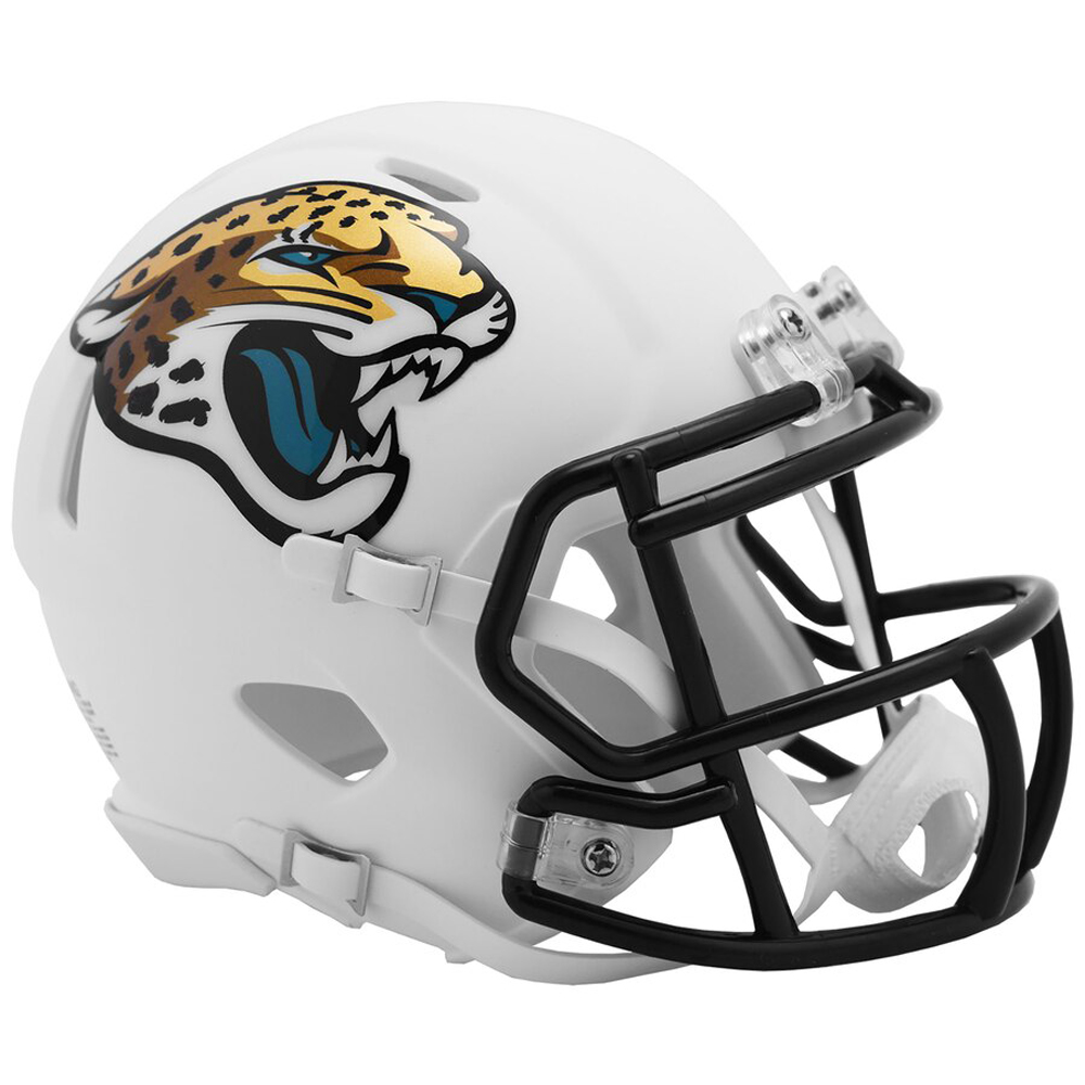 Jacksonville Jaguars Full Size White Matte Speed Replica Helmet New In Box  25753