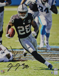 Josh Jacobs Autographed/Signed Las Vegas Raiders 16x20 Photo Beckett