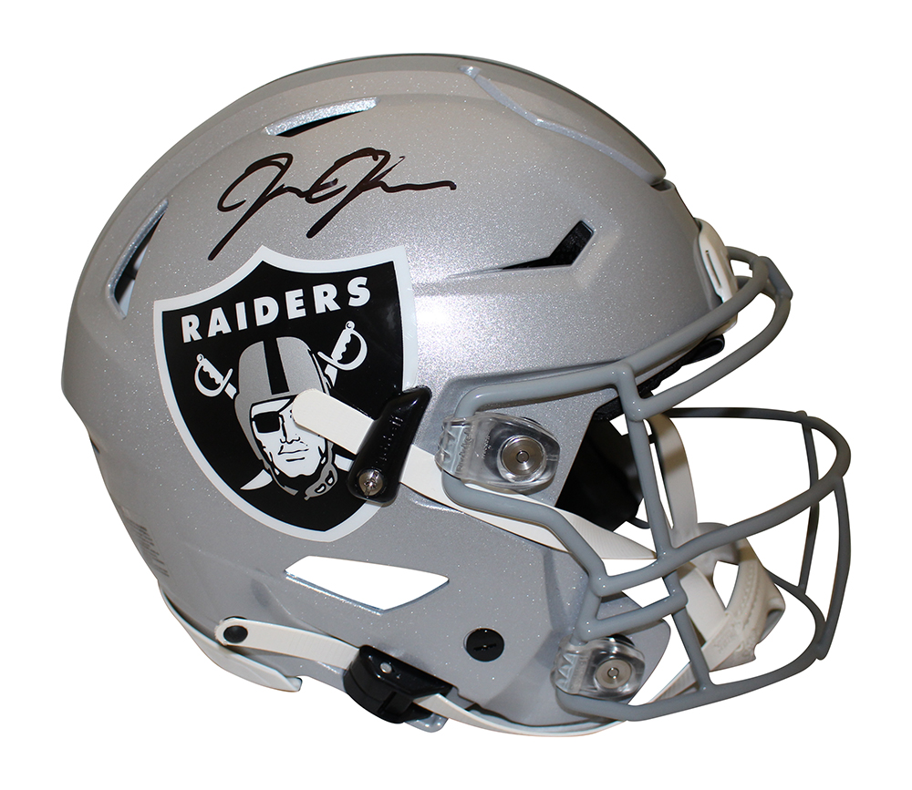Josh Jacobs Signed Las Vegas Raiders Authentic Speed Flex Helmet BAS