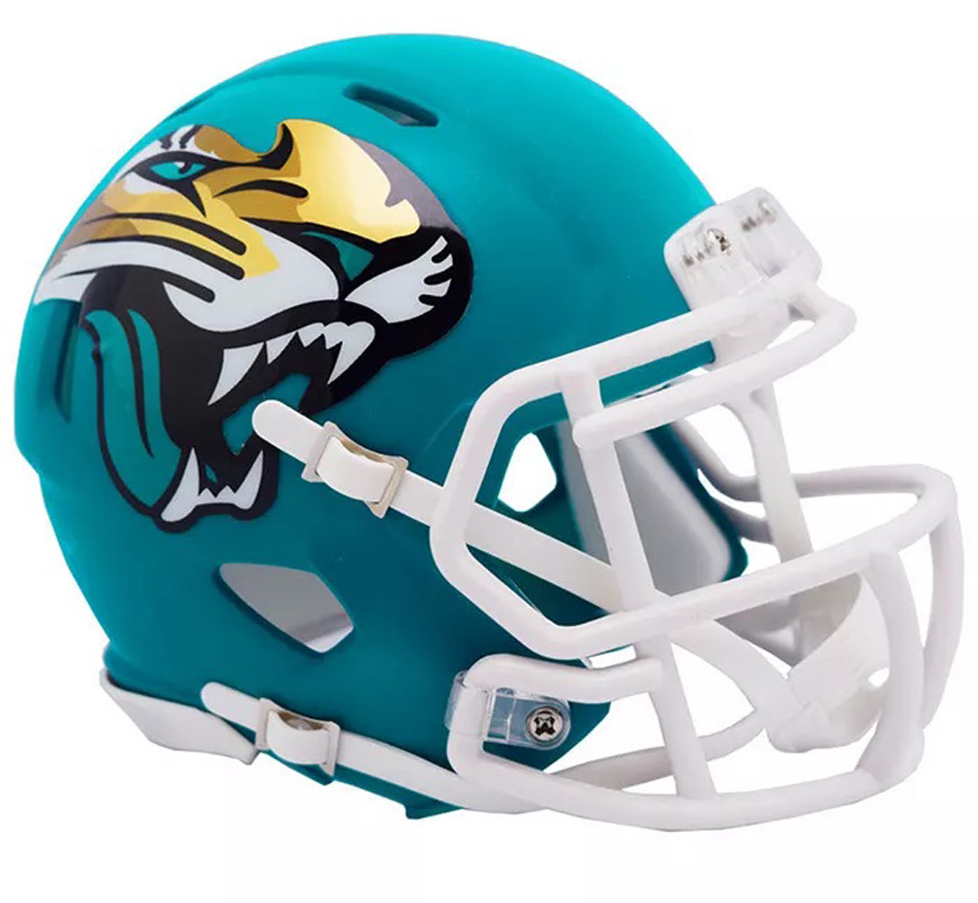 Jacksonville Jaguars AMP Speed Mini Helmet New In Box