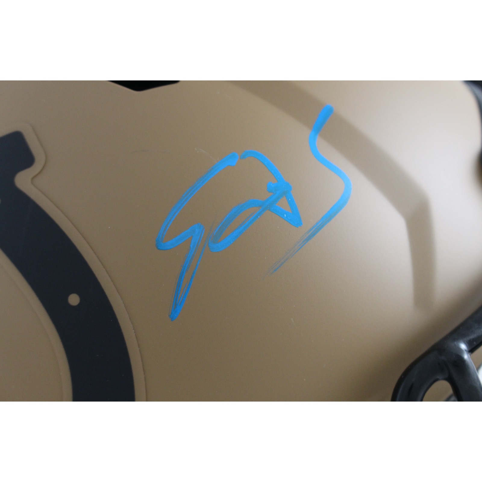 Edgerrin James Signed Indianapolis Colts Authentic 23 STS Helmet Beckett 54265 2 Edgerrin James Signed Indianapolis Colts Authentic 23 STS Helmet Beckett 54265