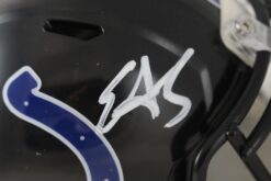 Edgerrin James Autographed Indianapolis Colts 23 Alt Mini Helmet Beckett W 54752
