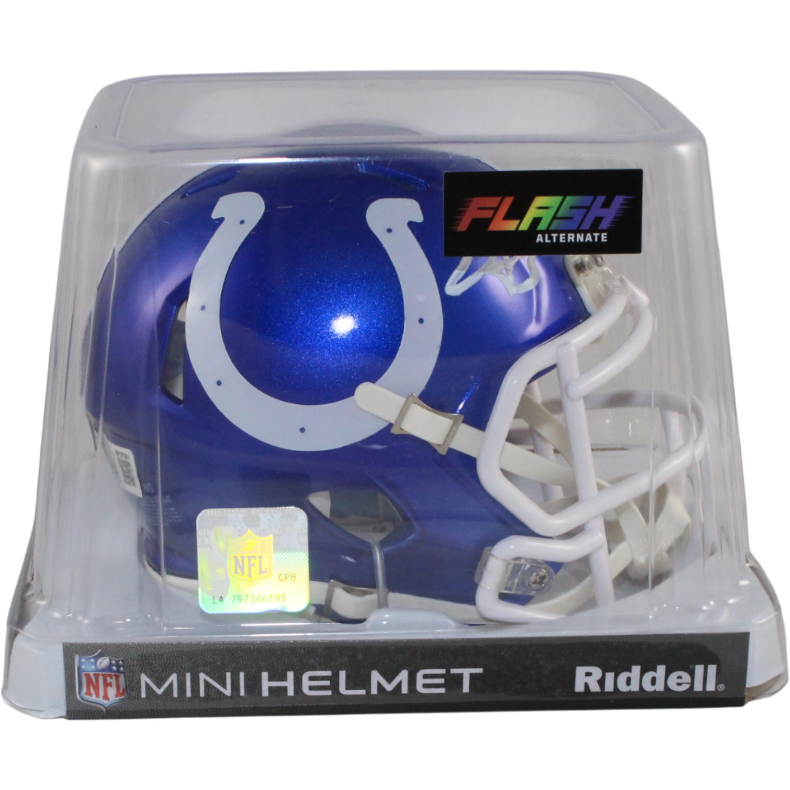 Edgerrin James Autographed Indianapolis Colts Flash Mini Helmet Beckett W 54755 5 Edgerrin James Autographed Indianapolis Colts Flash Mini Helmet Beckett W 54755