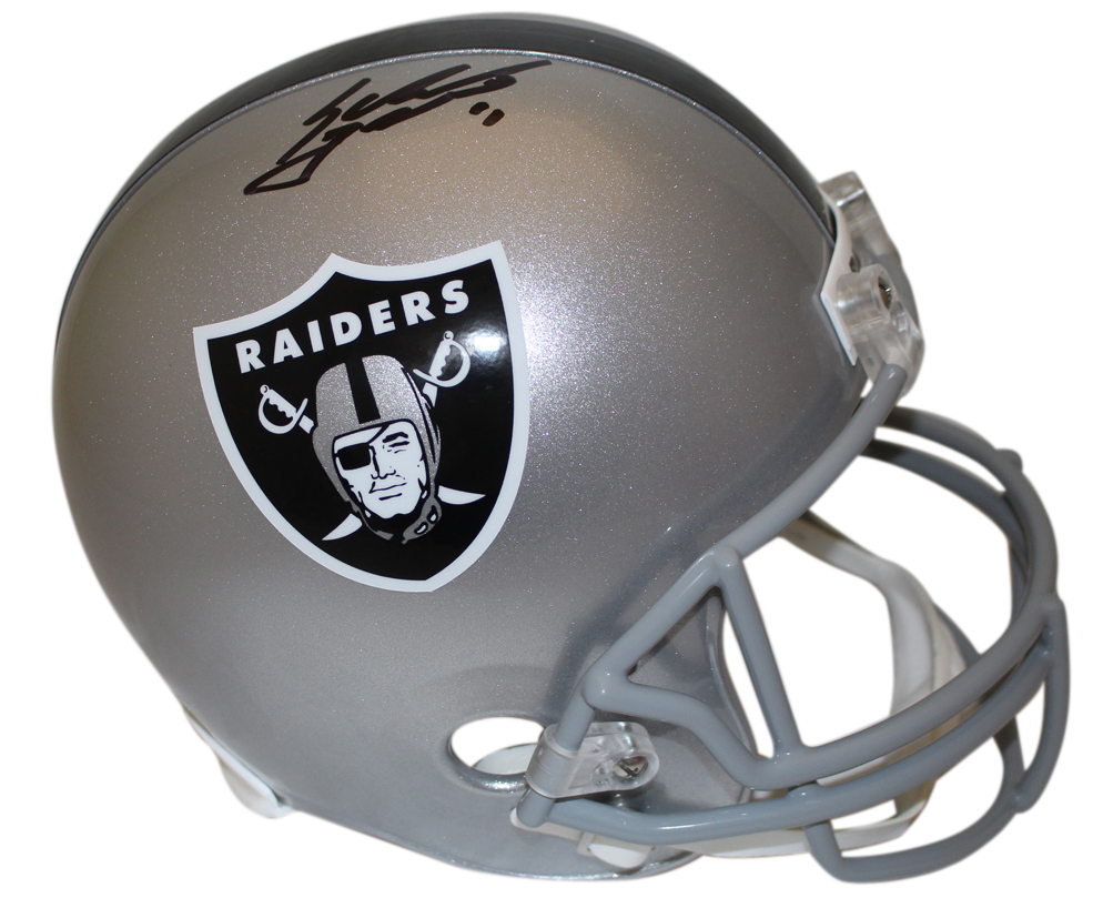 Sebastian Janikowski Autographed Oakland Raiders F/S VSR4 Helmet BAS