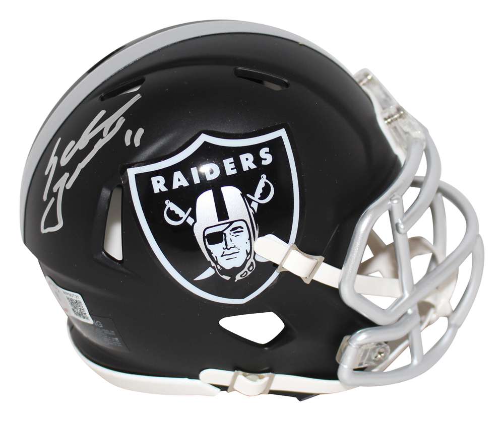 Sebastian Janikowski Autographed Oakland Raiders Blaze Mini Helmet BAS