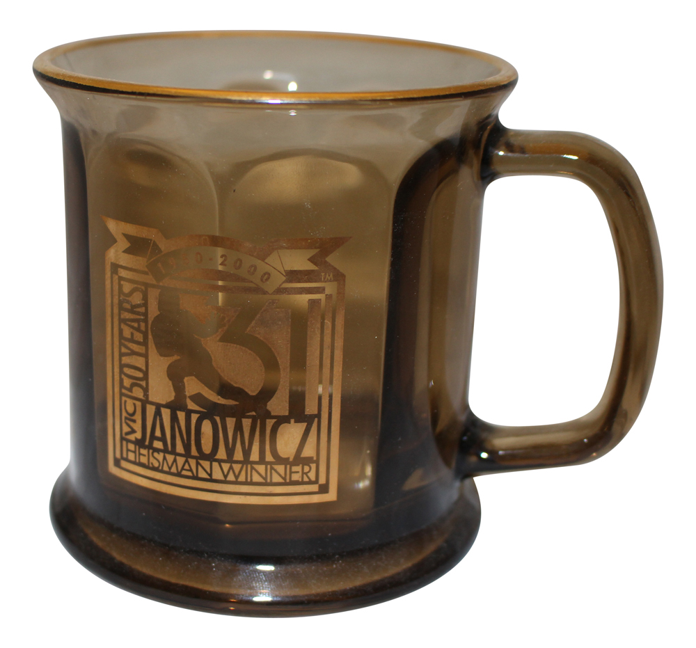 Vic Janowicz Ohio State Buckeyes Glass Heisman Commemorative Mug