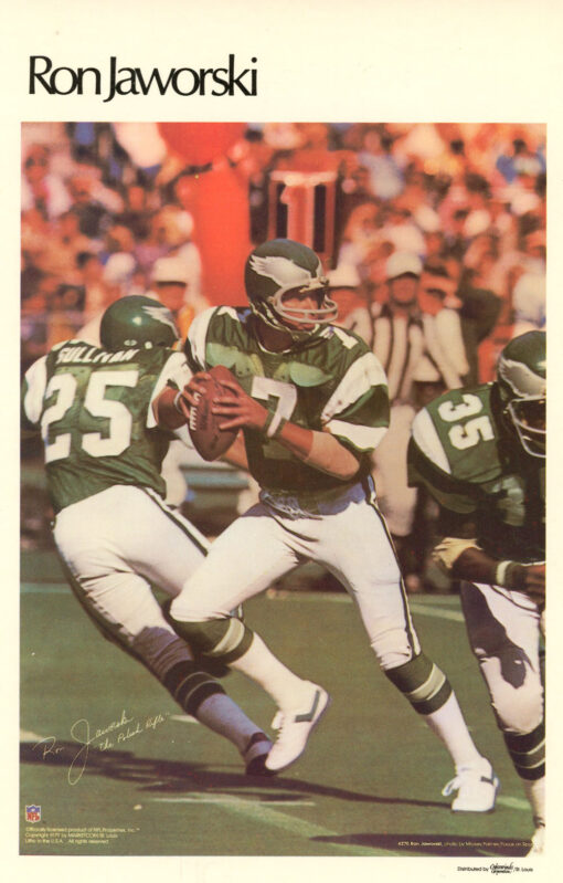 Ron Jaworski Philadelphia Eagles Mini Poster 37/50 Marketcom 46201
