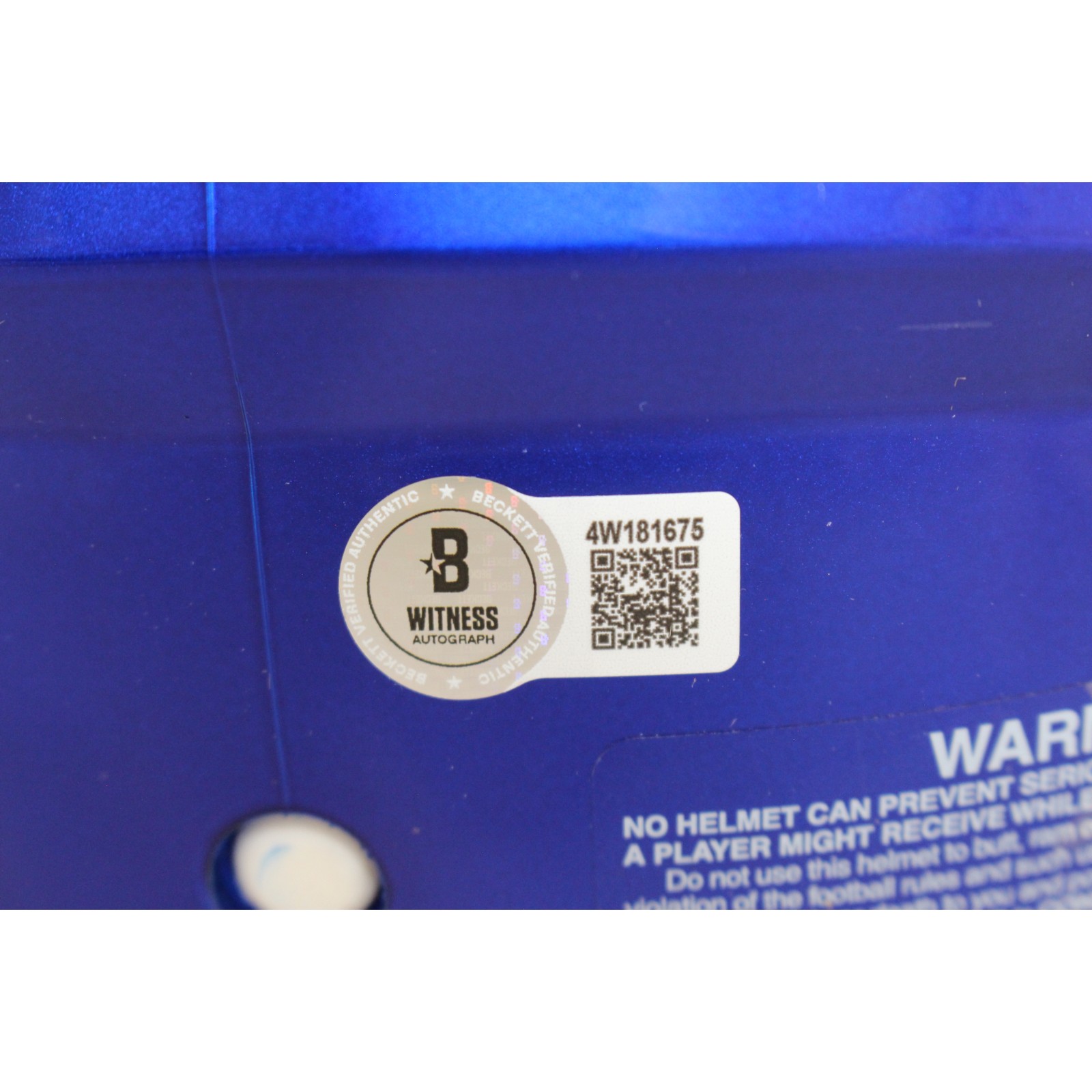 Ashton Jeanty Autographed Boise State Broncos Authentic Helmet Beckett W 53214 4 Ashton Jeanty Autographed Boise State Broncos Authentic Helmet Beckett W 53214