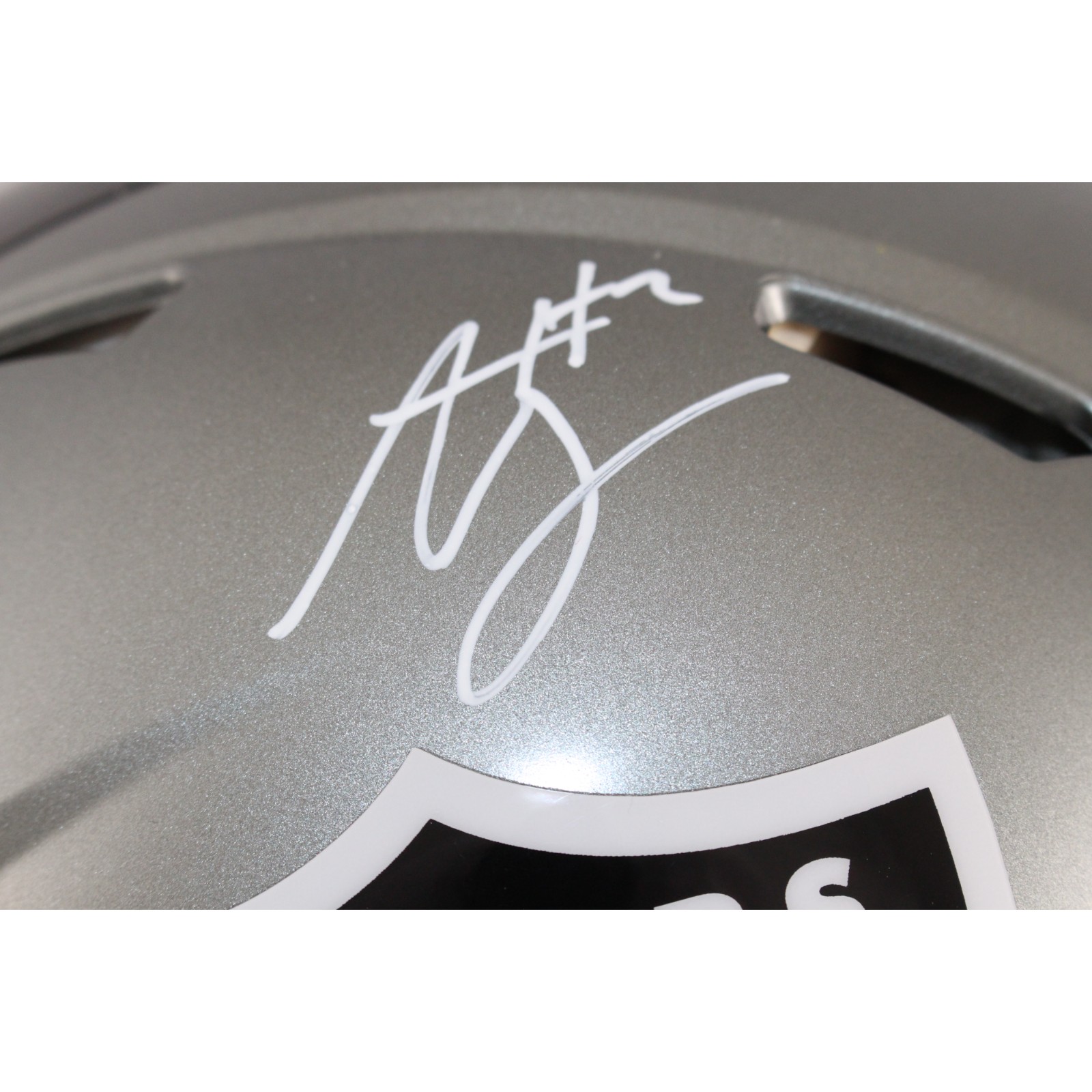 Ashton Jeanty Autographed Las Vegas Raiders Authentic Flash Helmet Beckett Witness 51020