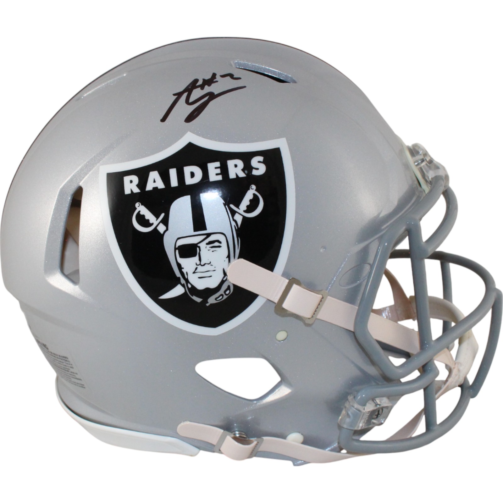 Ashton Jeanty Autographed Las Vegas Raiders Authentic Helmet Beckett 51019