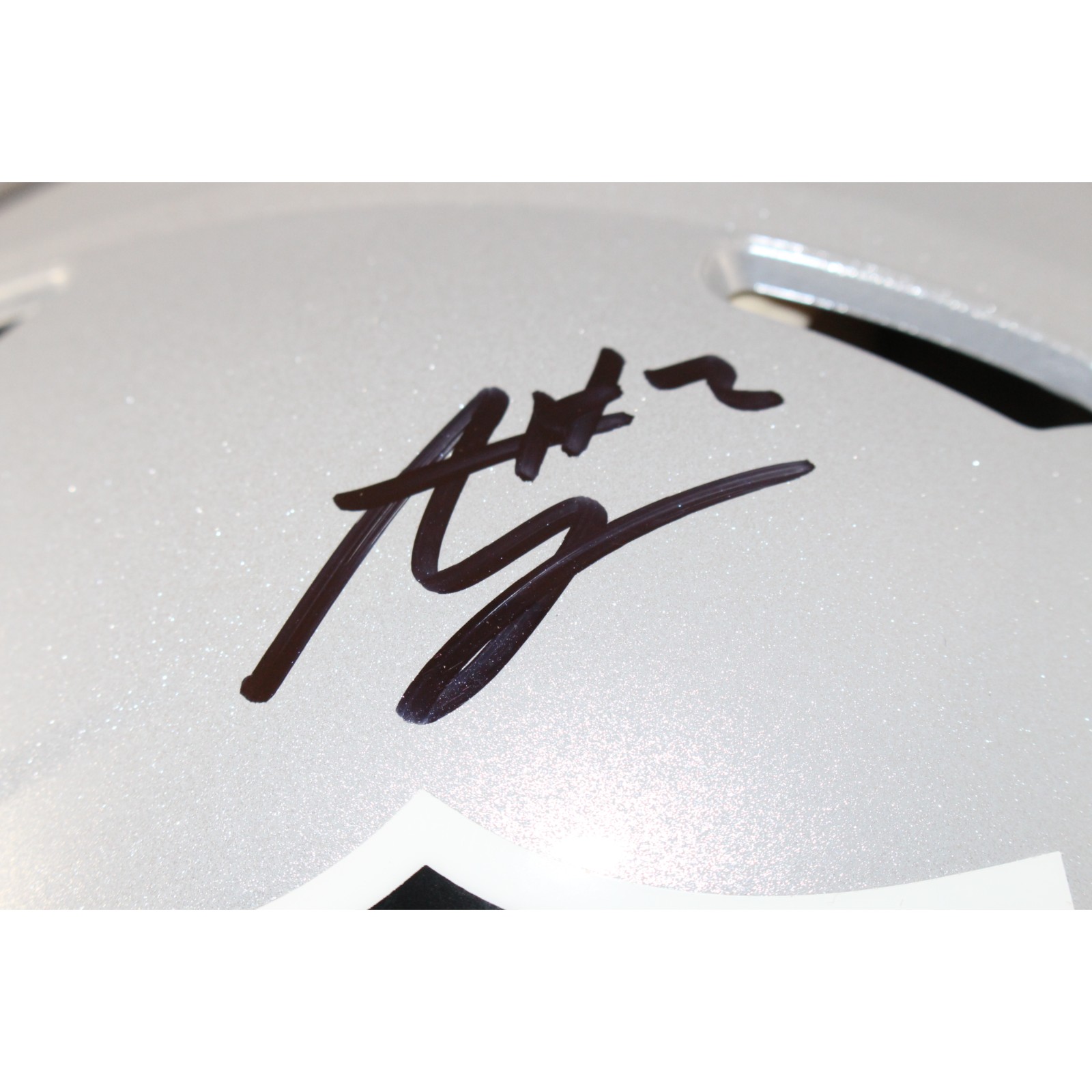 Ashton Jeanty Autographed Las Vegas Raiders Authentic Helmet Beckett 51019