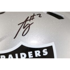 Ashton Jeanty Autographed Las Vegas Raiders Authentic Helmet Beckett WIT 53215