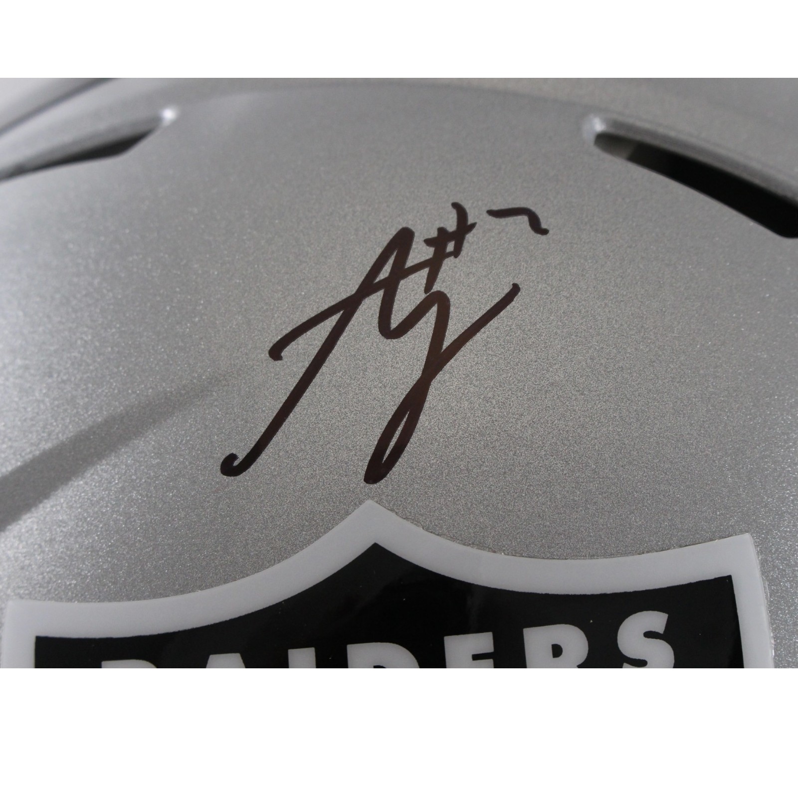 Ashton Jeanty Autographed Las Vegas Raiders Authentic Helmet Beckett WIT 55262 2 Ashton Jeanty Autographed Las Vegas Raiders Authentic Helmet Beckett WIT 55262