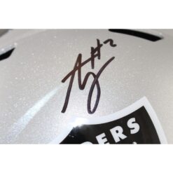 Ashton Jeanty Autographed Las Vegas Raiders F/S Helmet Beckett Witness 53217