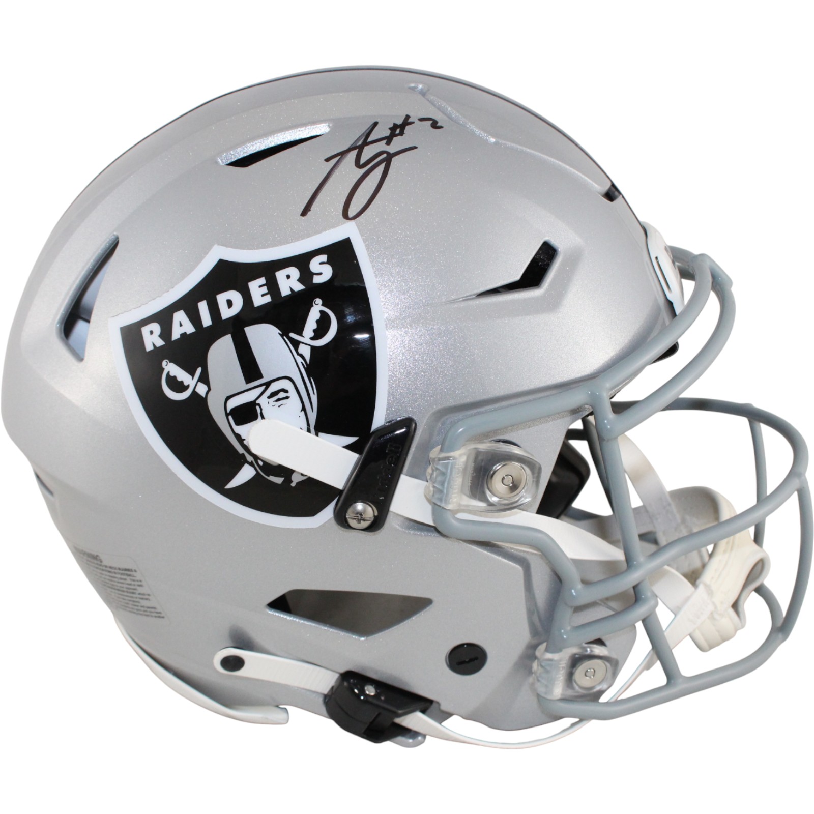 Ashton Jeanty Autographed Las Vegas Raiders SpeedFlex Helmet Beckett W 53220
