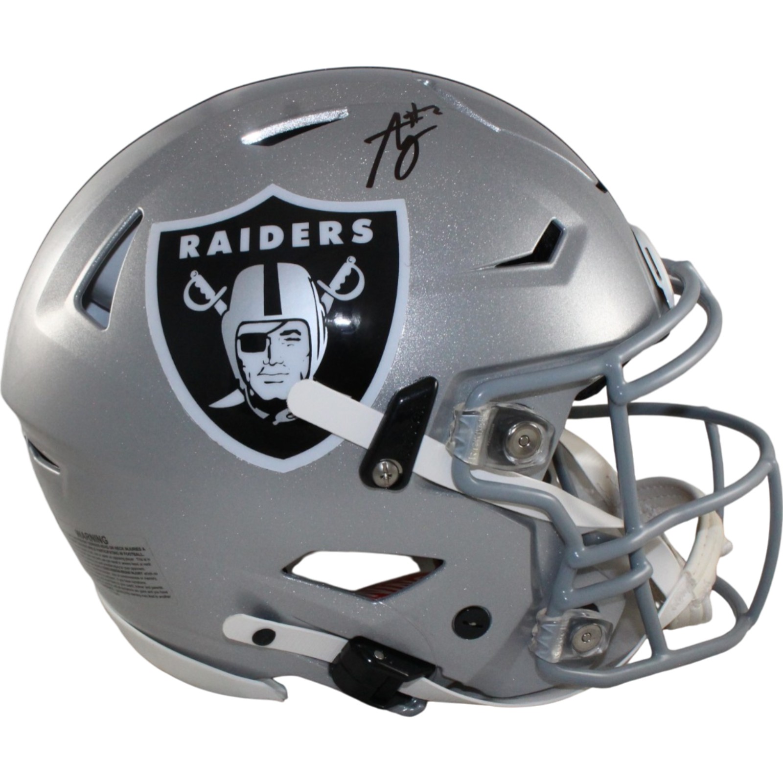 Ashton Jeanty Autographed Las Vegas Raiders SpeedFlex Helmet Beckett WIT 55297