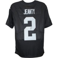 Ashton Jeanty Autographed Las Vegas Raiders Nike Black sz L Jersey Beckett 53211