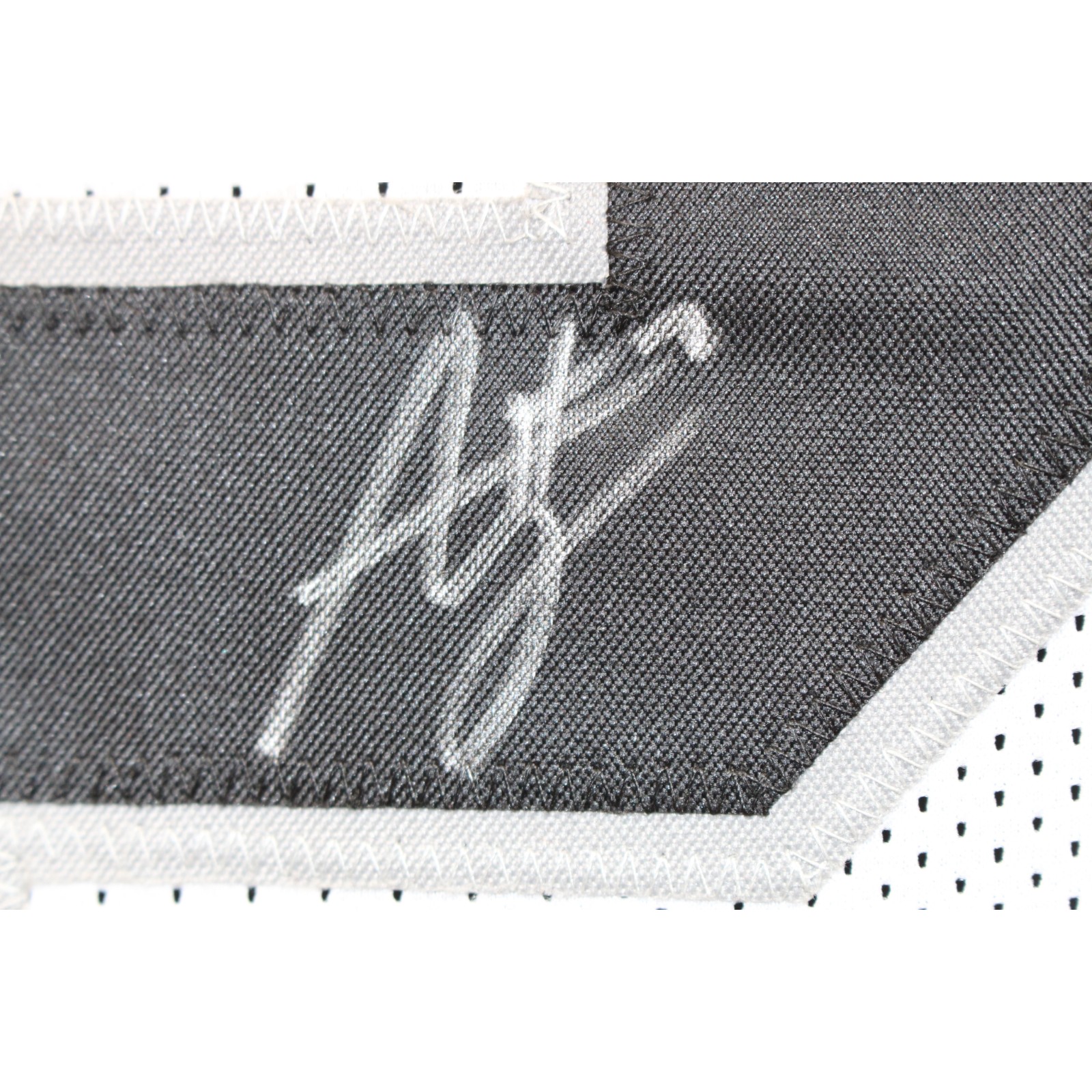 Ashton Jeanty Autographed/Signed Pro Style XL White Jersey Beckett Witness 53209