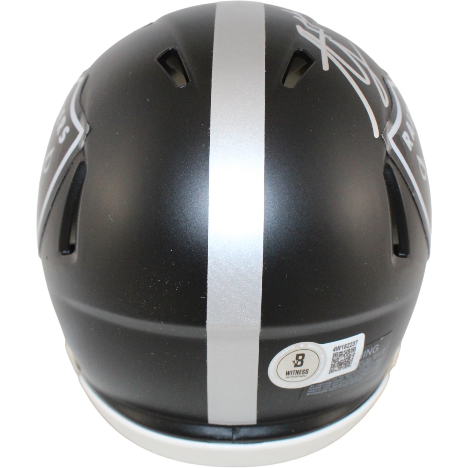 Ashton Jeanty Autographed Las Vegas Raiders Mini Helmet Blaze Beckett WIT 53206 3 Ashton Jeanty Autographed Las Vegas Raiders Mini Helmet Blaze Beckett WIT 53206