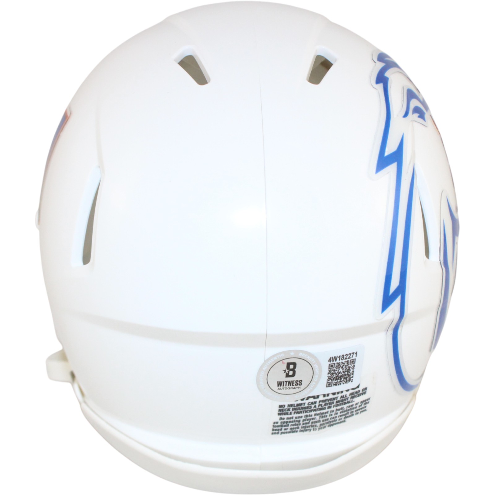 Ashton Jeanty Autographed Boise State Broncos Mini Helmet Beckett Witness 53204 3 Ashton Jeanty Autographed Boise State Broncos Mini Helmet Beckett Witness 53204