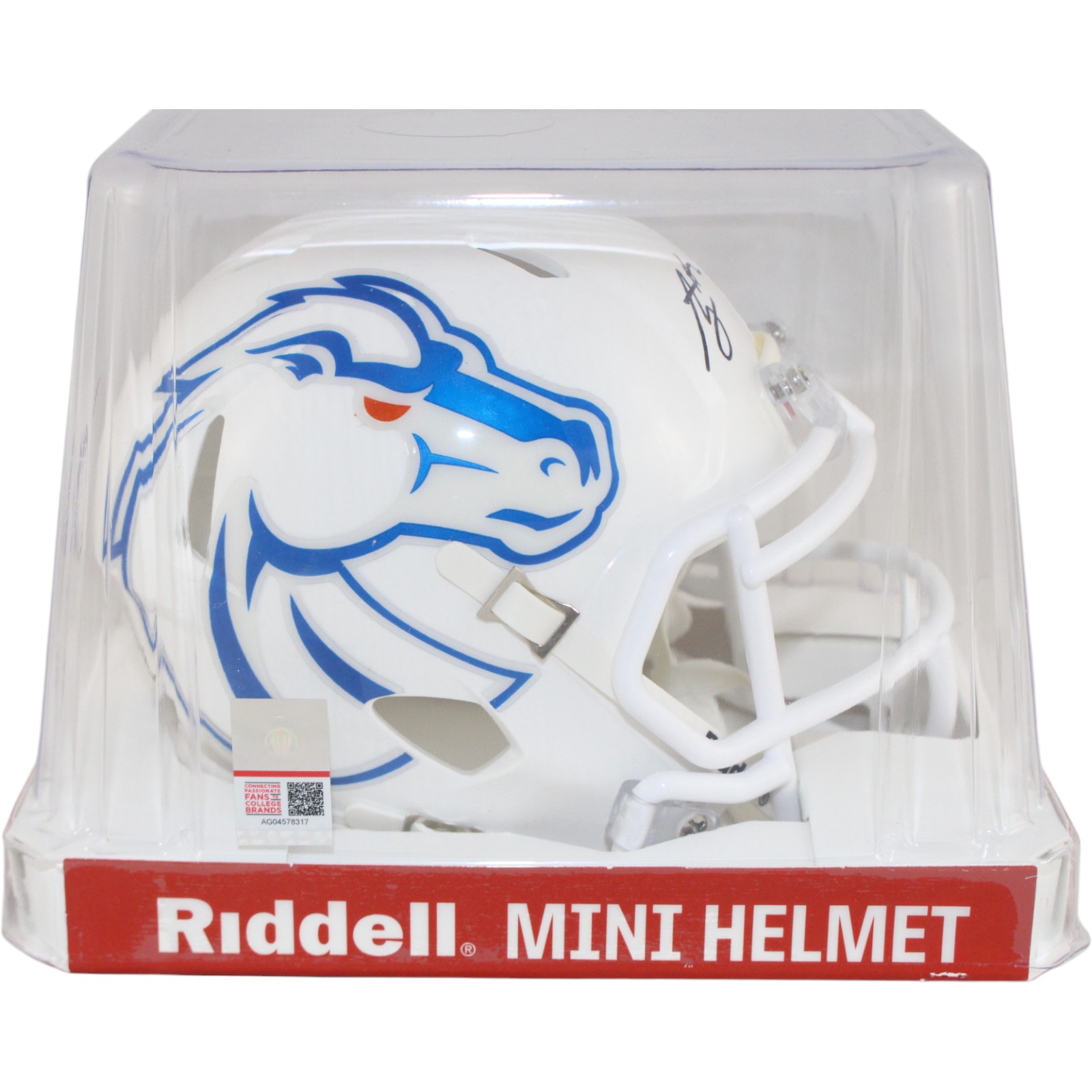 Ashton Jeanty Autographed Boise State Broncos Mini Helmet Beckett Witness 53204 5 Ashton Jeanty Autographed Boise State Broncos Mini Helmet Beckett Witness 53204