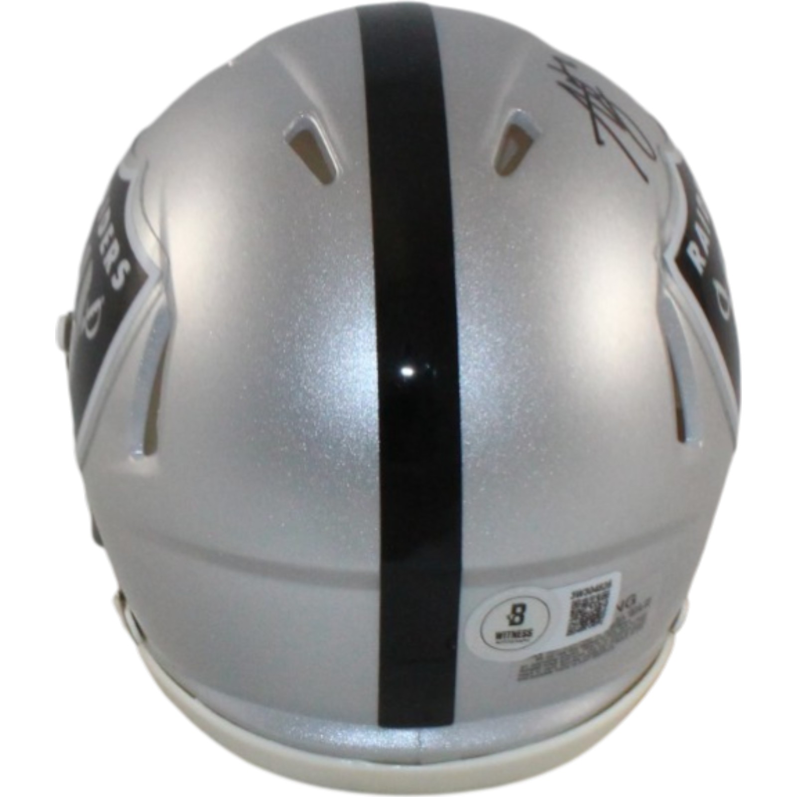 Ashton Jeanty Autographed Las Vegas Raiders Mini Helmet Beckett Witness 55272 3 Ashton Jeanty Autographed Las Vegas Raiders Mini Helmet Beckett Witness 55272