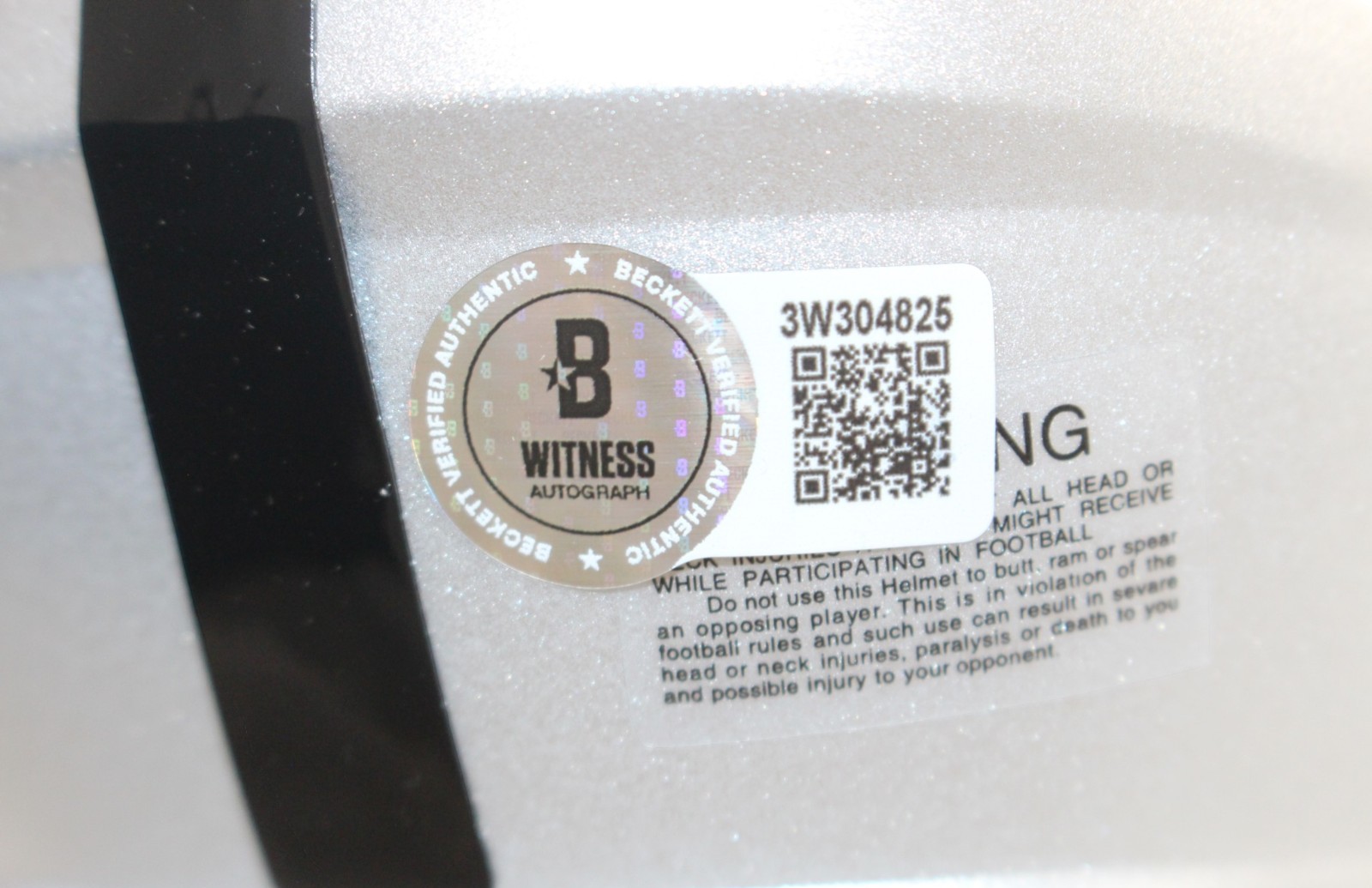 Ashton Jeanty Autographed Las Vegas Raiders Mini Helmet Beckett Witness 55272 4 Ashton Jeanty Autographed Las Vegas Raiders Mini Helmet Beckett Witness 55272