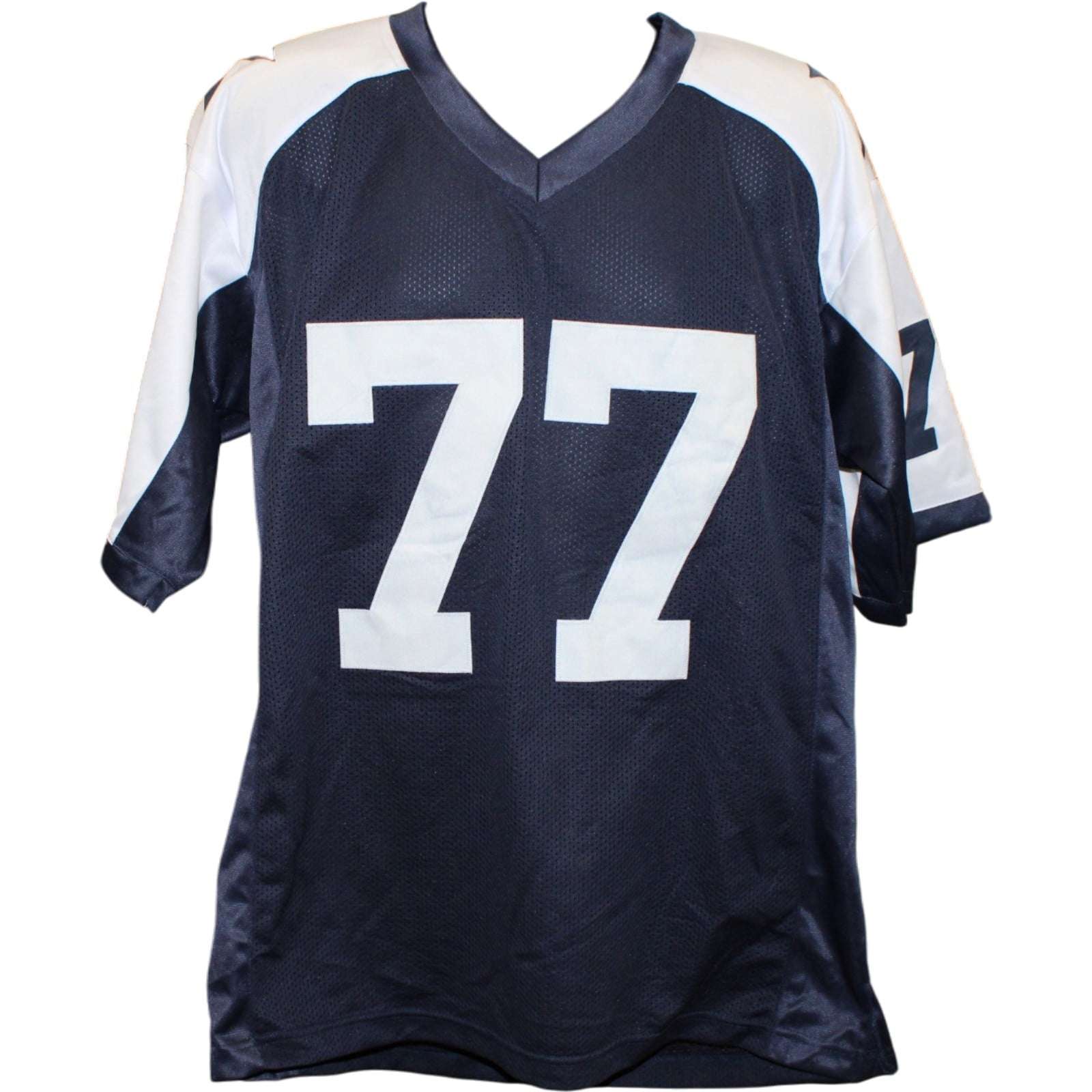 Jim Jeffcoat Autographed/Signed Pro Style Jersey Blue Size XL 2x SB TRI 58754 5 Jim Jeffcoat Autographed/Signed Pro Style Jersey Blue Size XL 2x SB TRI 58754