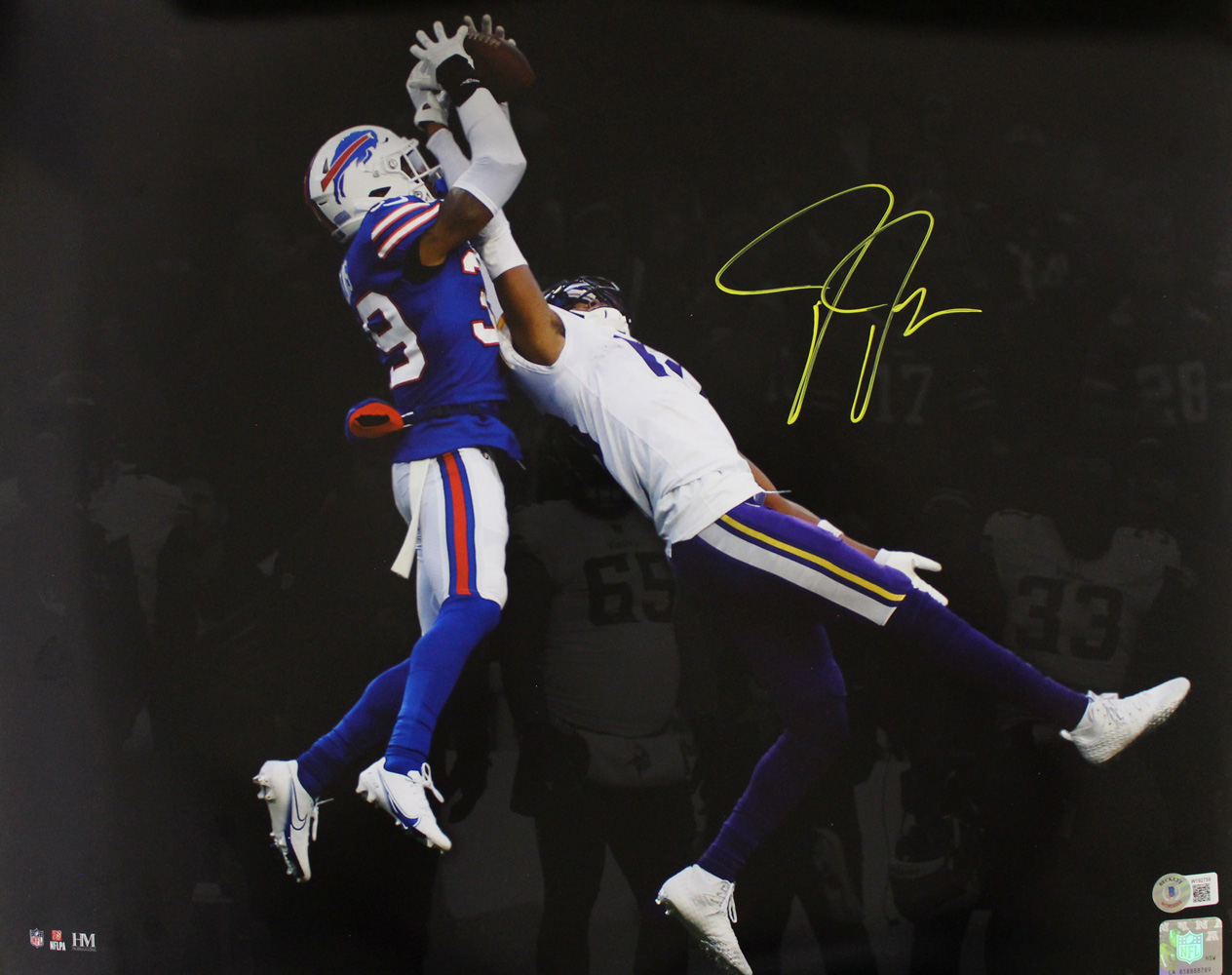 Justin Jefferson Autographed Minnesota Vikings 16×20 Photo Beckett