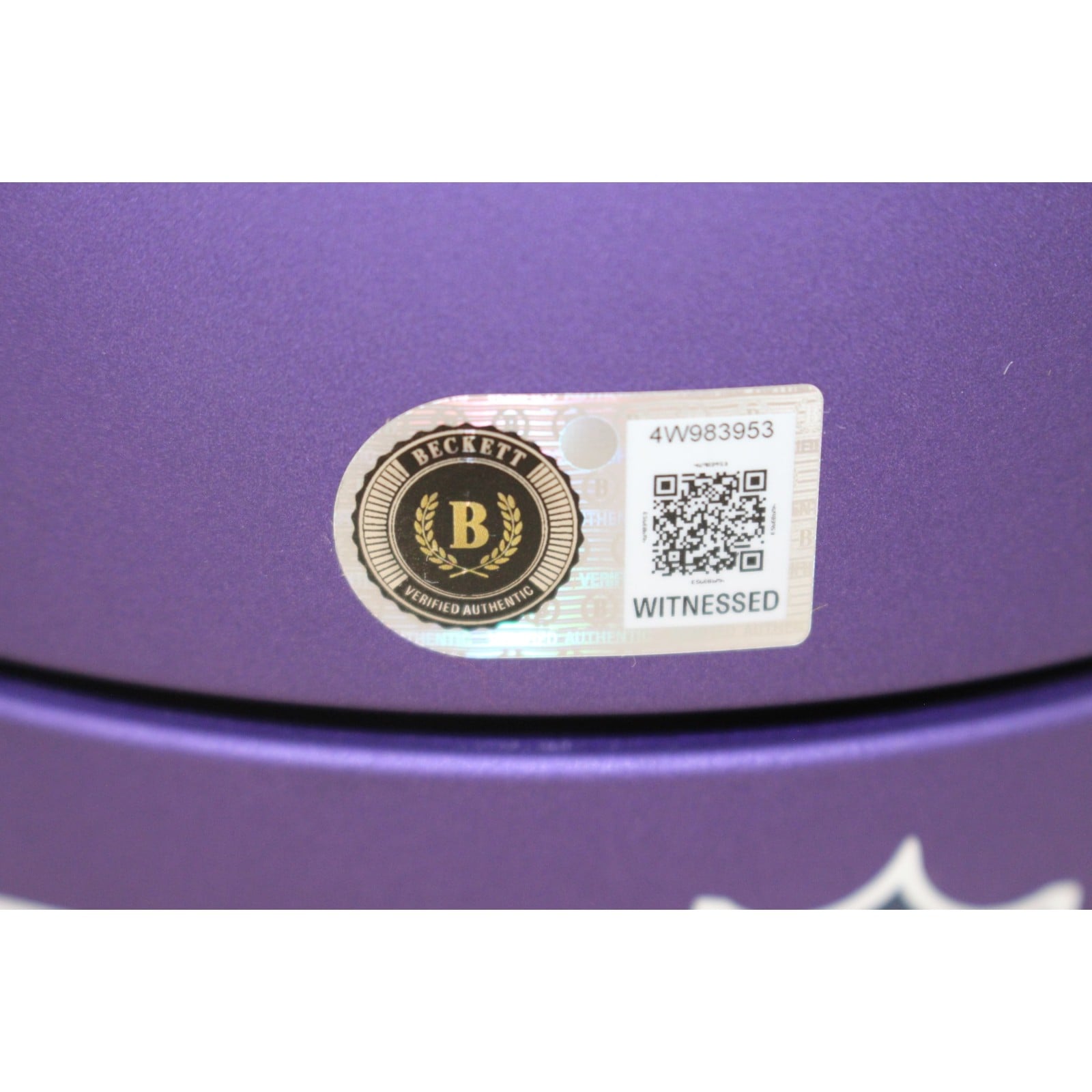 Justin Jefferson Autographed Minnesota Vikings Axiom F/S Helmet Beckett W 58221 6 Justin Jefferson Autographed Minnesota Vikings Axiom F/S Helmet Beckett W 58221