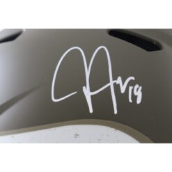 Justin Jefferson Autographed Minnesota Vikings Pro 22 STS Helmet Beckett W 56168