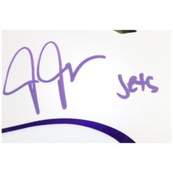 Justin Jefferson Autographed Minnesota Vikings Pro Alt Helmet Jets Beckett 52892