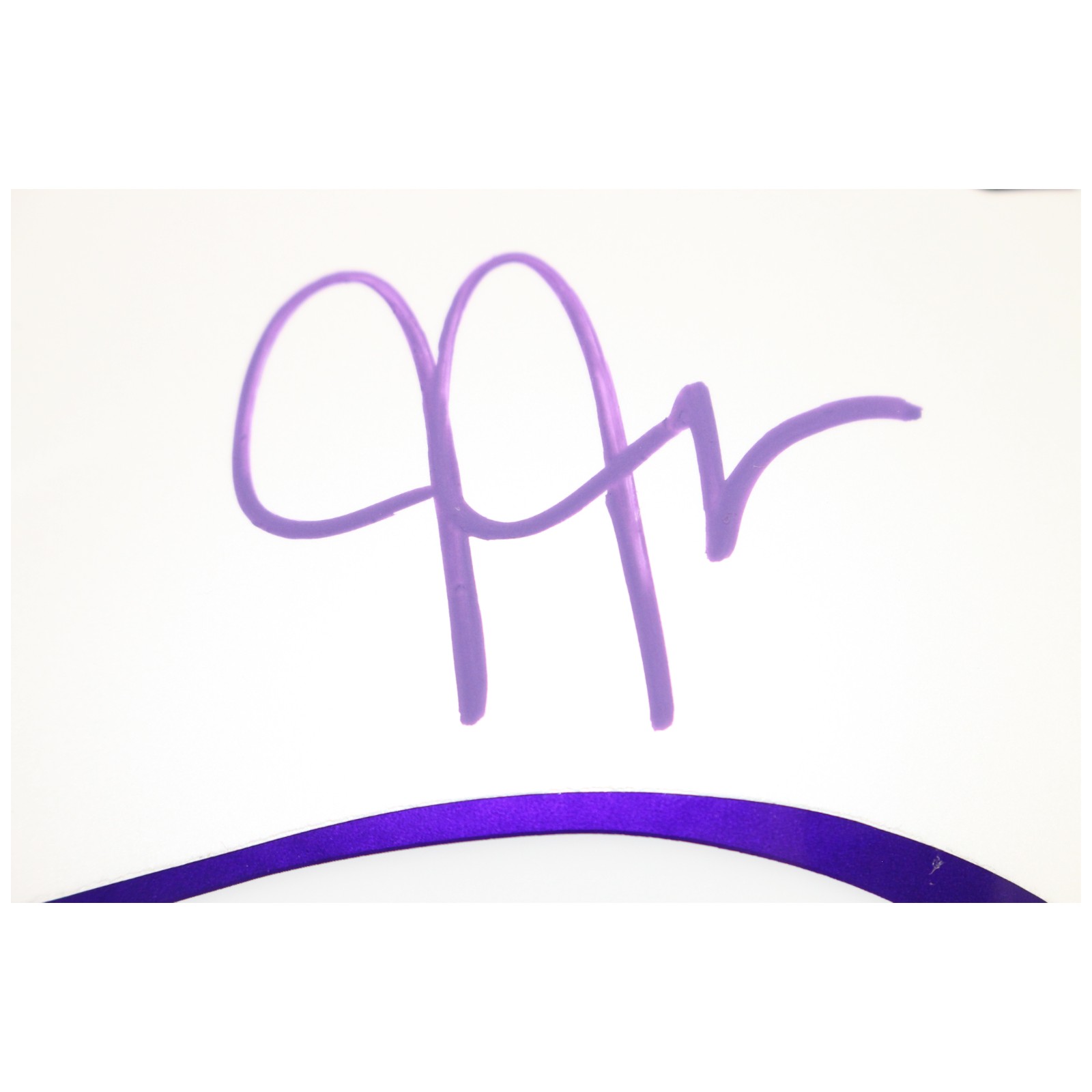 Justin Jefferson Autographed Minnesota Vikings Pro 2024 Alt Helmet Beckett 52891