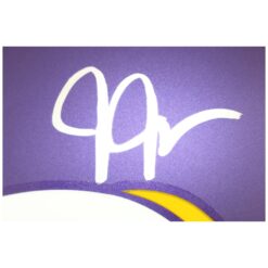 Justin Jefferson Autographed Minnesota Vikings Pro Tribute Helmet Beckett 52890