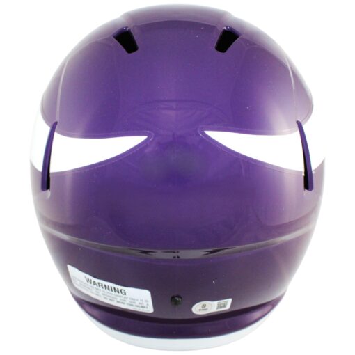 Justin Jefferson Autographed Minnesota Vikings F/S TB Helmet Beckett WIT 52896
