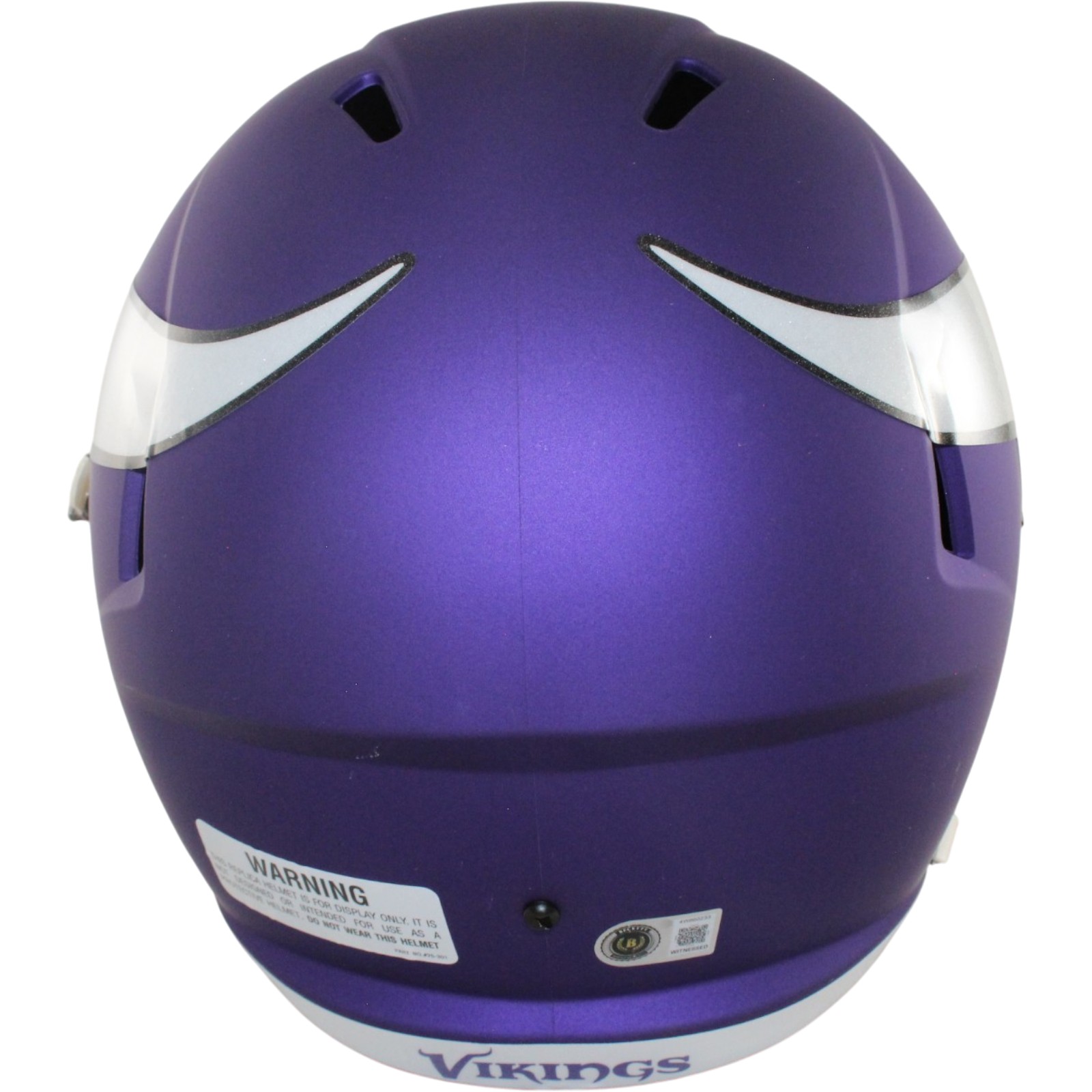 Justin Jefferson Autographed Minnesota Vikings F/S Tribute Helmet Beckett 57906 4 Justin Jefferson Autographed Minnesota Vikings F/S Tribute Helmet Beckett 57906