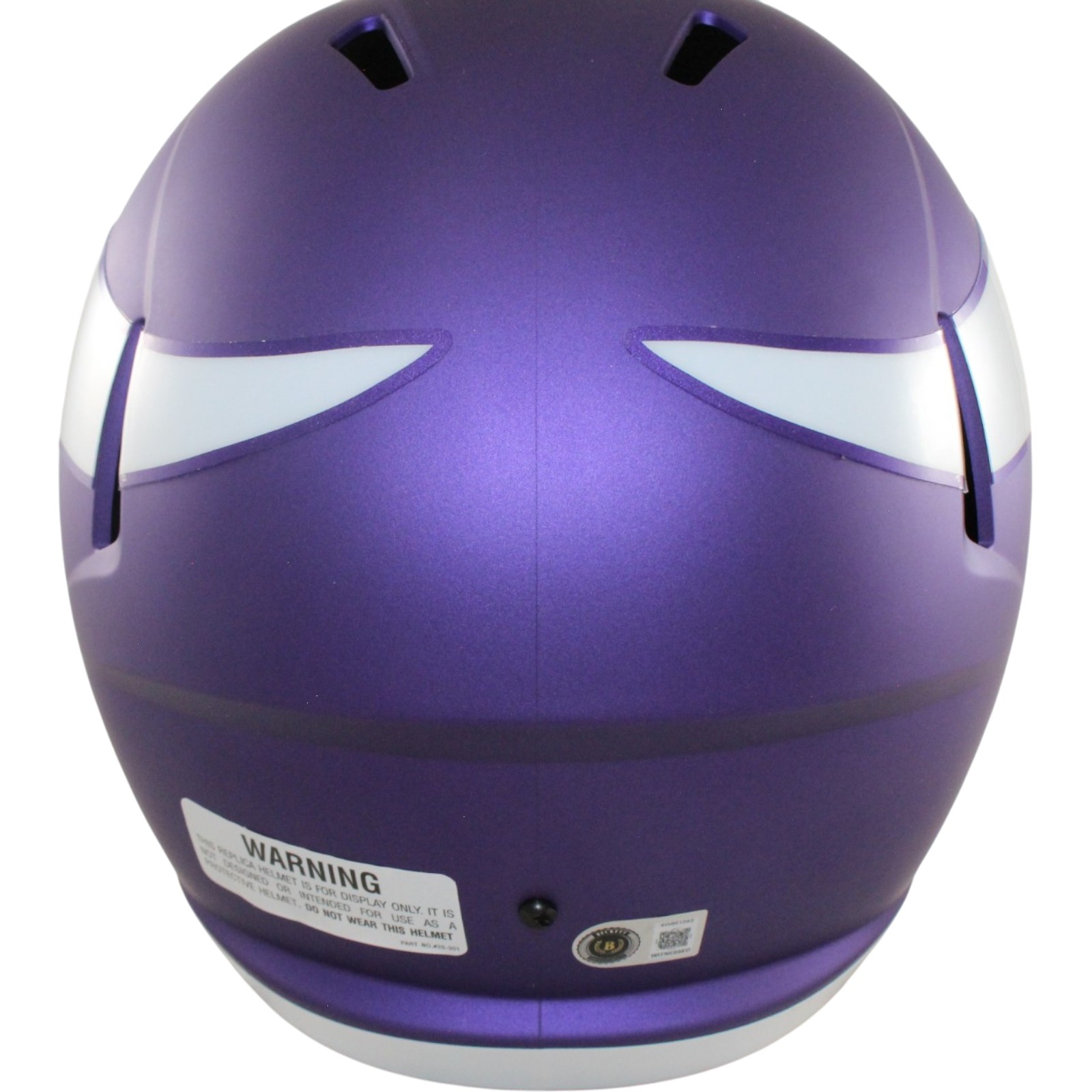 Justin Jefferson Autographed Minnesota Vikings F/S Helmet Beckett Witness 57904 4 Justin Jefferson Autographed Minnesota Vikings F/S Helmet Beckett Witness 57904