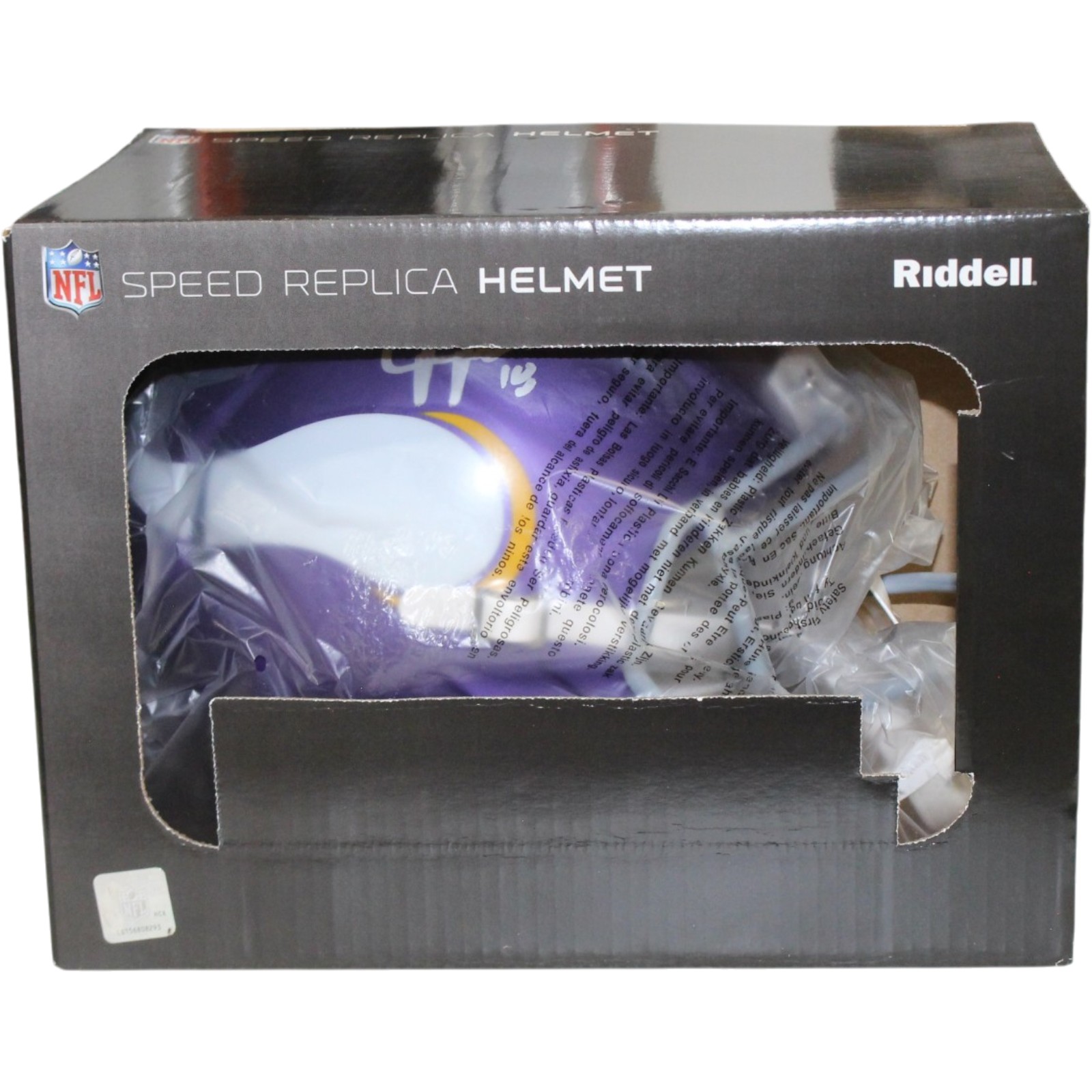Justin Jefferson Autographed Minnesota Vikings F/S Helmet Beckett Witness 57904 6 Justin Jefferson Autographed Minnesota Vikings F/S Helmet Beckett Witness 57904