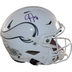 Justin Jefferson Signed Minnesota Vikings SpeedFlex 24 STS Helmet Beckett 56145