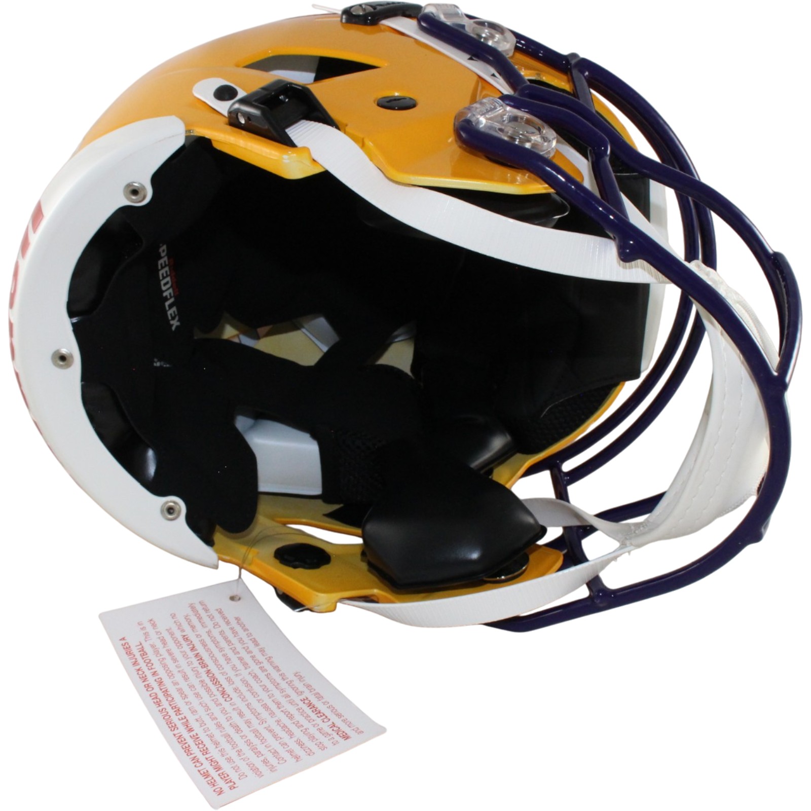 Justin Jefferson Autographed LSU Tigers SpeedFlex Helmet Beckett WIT 57901 4 Justin Jefferson Autographed LSU Tigers SpeedFlex Helmet Beckett WIT 57901