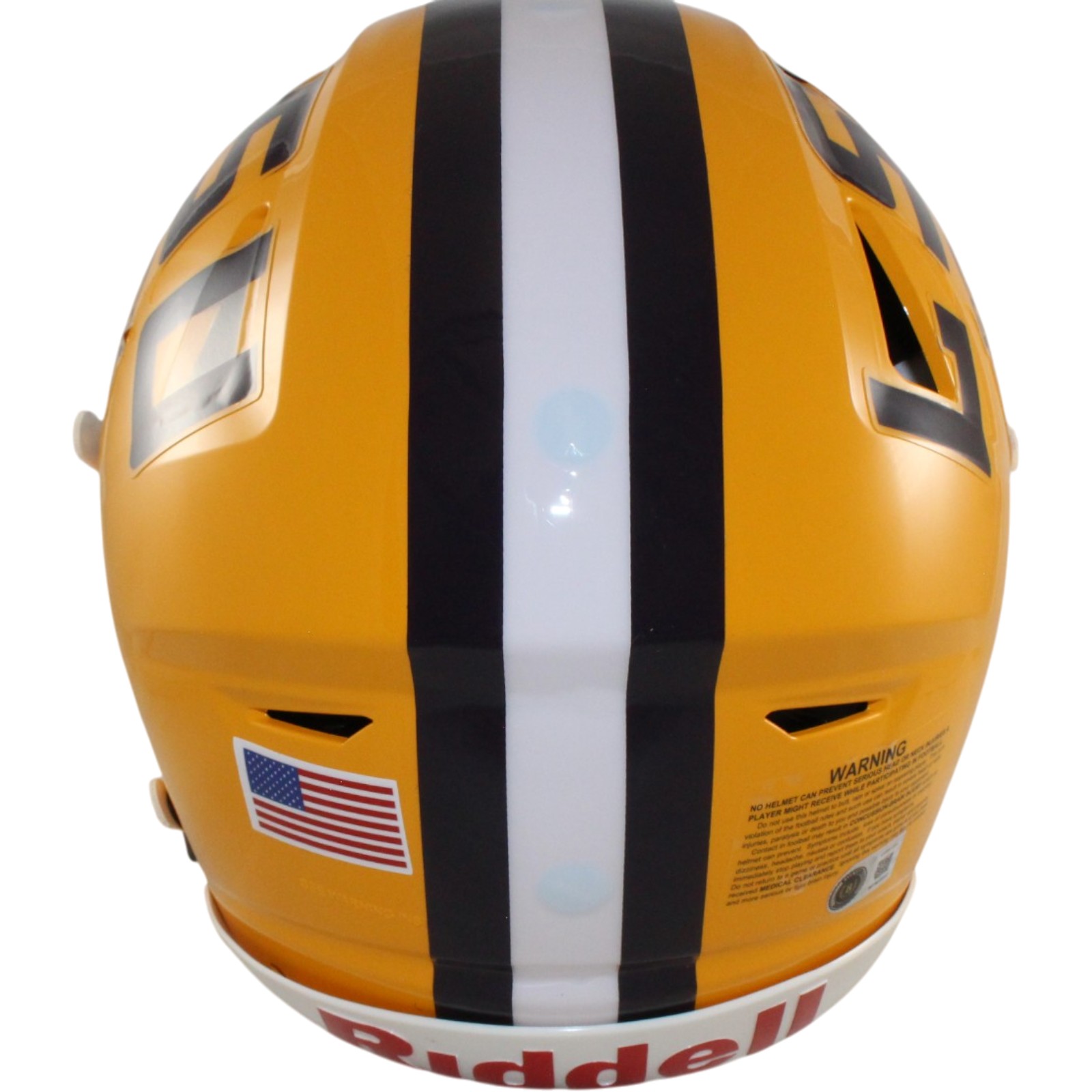Justin Jefferson Autographed LSU Tigers SpeedFlex Helmet Beckett WIT 57901 5 Justin Jefferson Autographed LSU Tigers SpeedFlex Helmet Beckett WIT 57901