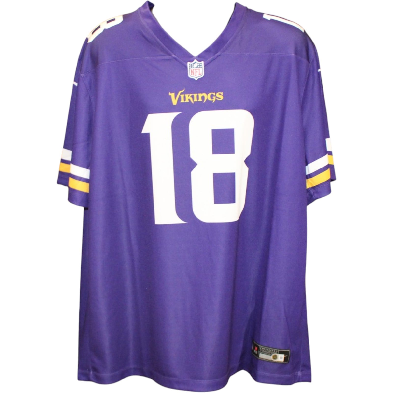 Justin Jefferson Autographed Minnesota Vikings Nike 2XL Jersey Beckett WIT 58220 5 Justin Jefferson Autographed Minnesota Vikings Nike 2XL Jersey Beckett WIT 58220