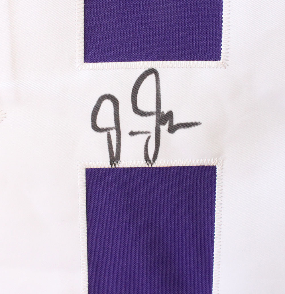 Justin Jefferson Autographed Minnesota Vikings Purple L Nike Limited BAS