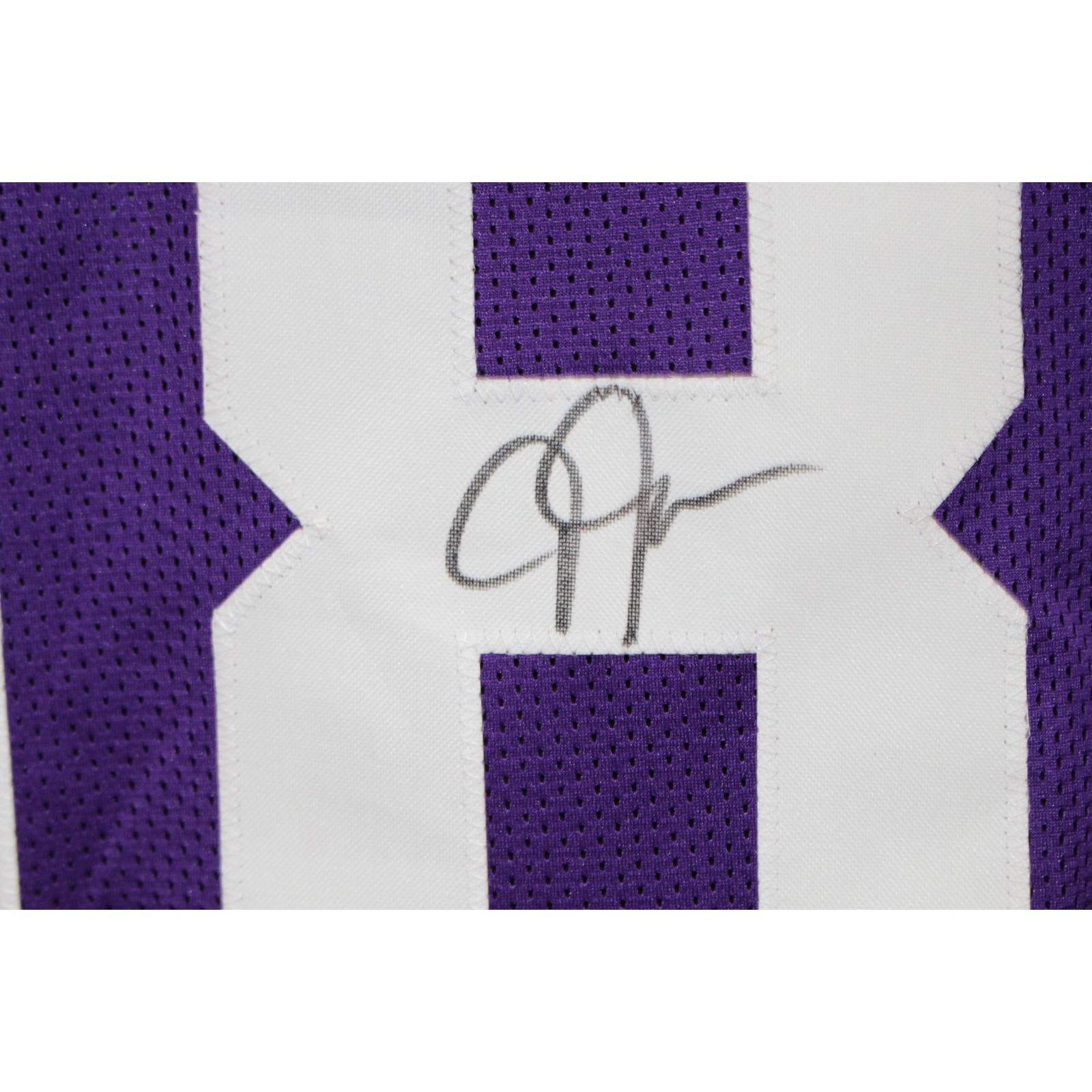 Justin Jefferson Autographed Pro Style Sz XL Purple Jersey Beckett Witness 57919 2 Justin Jefferson Autographed Pro Style Sz XL Purple Jersey Beckett Witness 57919
