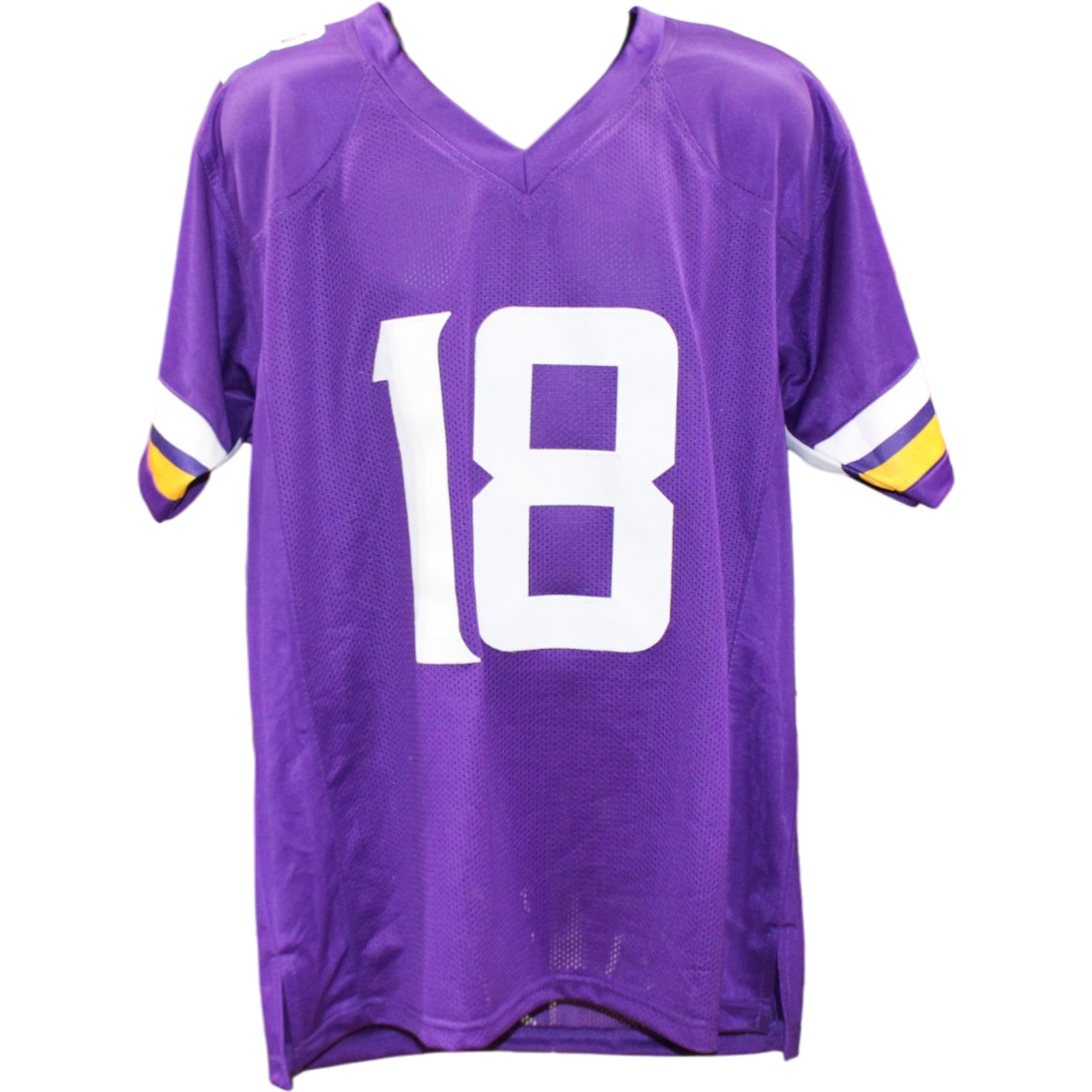 Justin Jefferson Autographed Pro Style Sz XL Purple Jersey Beckett Witness 57919 4 Justin Jefferson Autographed Pro Style Sz XL Purple Jersey Beckett Witness 57919