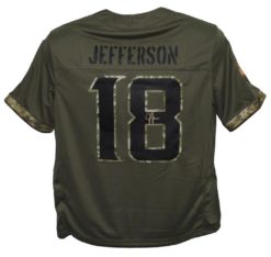 Justin Jefferson Signed Minnesota Vikings Nike Salute XL Jersey Beckett