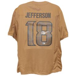 Justin Jefferson Autographed Minnesota Vikings Nike XXL STS Jersey Beckett 52903