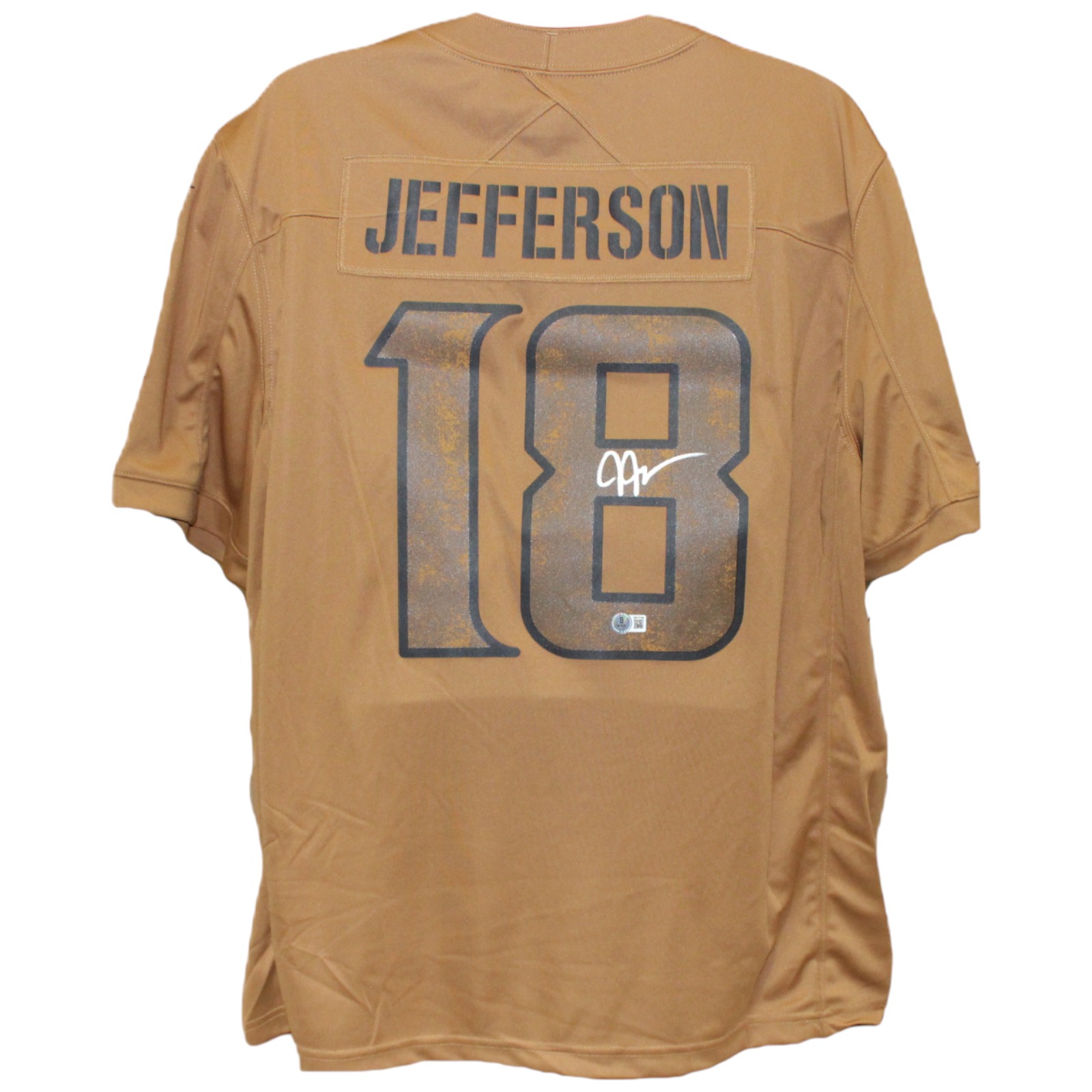 Justin Jefferson Autographed Minnesota Vikings Nike XXL STS Jersey Beckett 52903